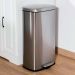 Thùng rác inox đạp chân vuông 30L