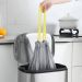 Thùng rác inox đạp chân vuông 30L