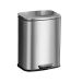 Thùng rác inox đạp chân vuông 6L