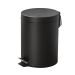 Thùng rác inox đen đạp chân