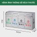 Thùng rác inox nắp đẩy 4 ngăn