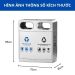 Thùng rác inox ngoài trời có gạt tàn