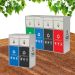 Thùng rác inox nhiều ngăn cửa đẩy
