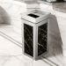 Thùng rác inox trang trí đá hoa cương