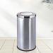 Thùng rác inox tròn nắp bập bênh cỡ đại Ø48cm 