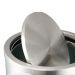 Thùng rác inox tròn nắp bập bênh cỡ đại Ø48cm 