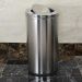 Thùng rác inox tròn nắp lật Ø25cm