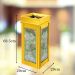 Thùng rác inox vàng giả đá hoa cương xanh