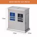 Thùng rác inox nắp lật 2 ngăn