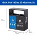 Thùng rác ngoài trời 2 ngăn bằng thép