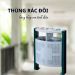 Thùng rác đôi ngoài trời loại đế cao