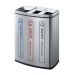 Thùng rác ngoài trời 3 ngăn inox