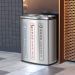 Thùng rác ngoài trời 3 ngăn inox