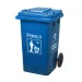 Thùng rác nhựa 240L màu xanh dương