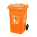 Thùng rác nhựa 240L màu cam