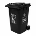 Thùng rác nhựa 360 lít có bánh xe HDPE