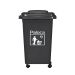 Thùng rác nhựa HDPE 60 lít