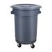 Thùng đựng rác nhựa tròn nhà bếp HDPE có bánh xe