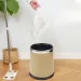Thùng rác thép sơn tĩnh điện màu nâu sữa văn phòng
