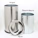 Thùng rác inox tròn nắp hở