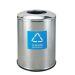 Thùng rác trung tâm thương mại inox tròn