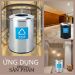 Thùng rác trung tâm thương mại inox tròn