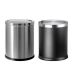 Thùng rác văn phòng nắp lật inox trắng