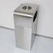 Thùng rác vuông Inox gạt tàn thuốc