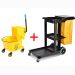 Xe đẩy dọn vệ sinh 3 tầng