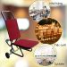 Xe đẩy ghế thép sơn tĩnh điện