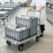 Xe đẩy hàng 300kg - 150kg bằng inox