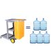 Xe làm vệ sinh 3 tầng chữ L không nắp