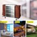 Xe trolley làm buồng khung inox