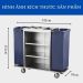 Xe trolley làm buồng khung inox