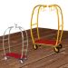 Xe trolley đẩy hành lý khách sạn