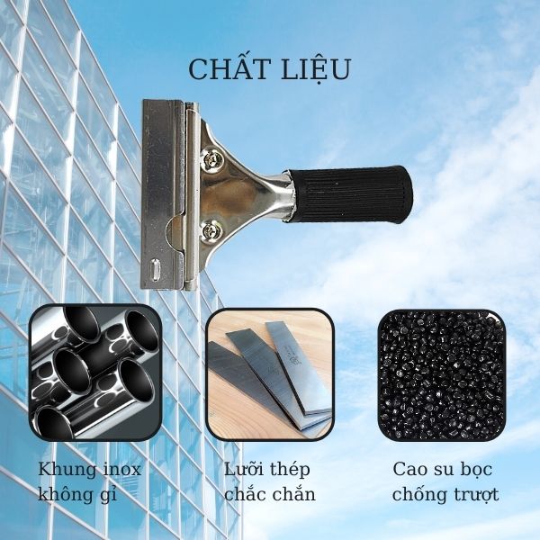 Bộ dao cạo kính inox