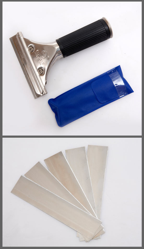 Bộ dao cạo kính inox