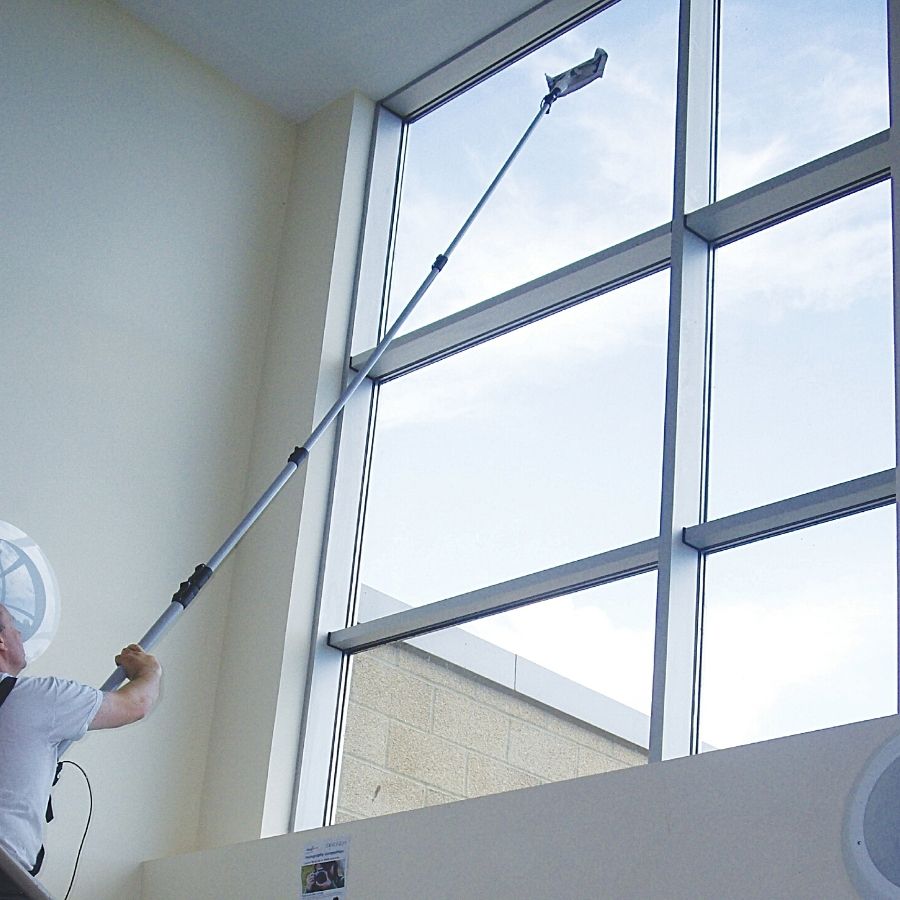 Hình ảnh thực tế bộ dụng cụ lau kính gia đình