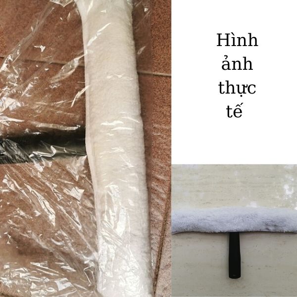 Hình ảnh thực tế bông lau kính thay thế