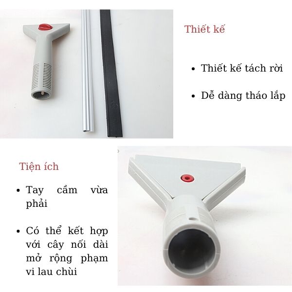 Thiết kế thông minh cho hiệu quả gạt nước vượt trội