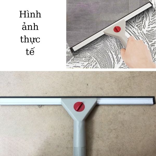 Hình ảnh thực tế cây gạt kính nhựa trắng