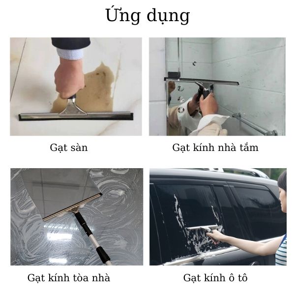 Ứng dụng đa dạng mặt sàn của tay gạt kính inox