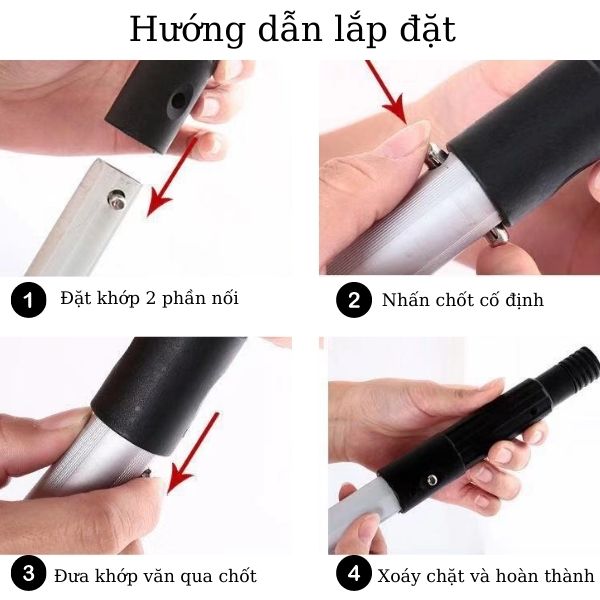 Các thao tác đơn giản lắp đặt cây nối dài 