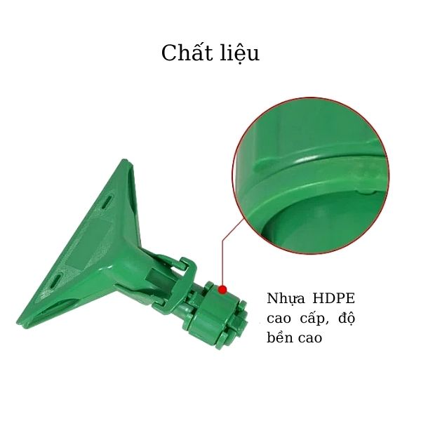 Kẹp giẻ cọ kính làm từ nhựa HDPE chất lượng cao, bền đẹp