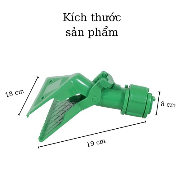 Kích thước đầu kẹp mút lau kính