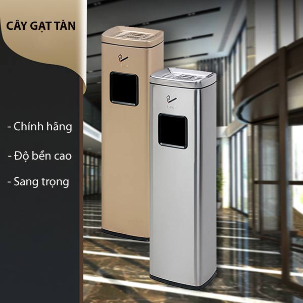 Mẫu cây gạt tàn hình chữ nhật đẹp, sang trọng