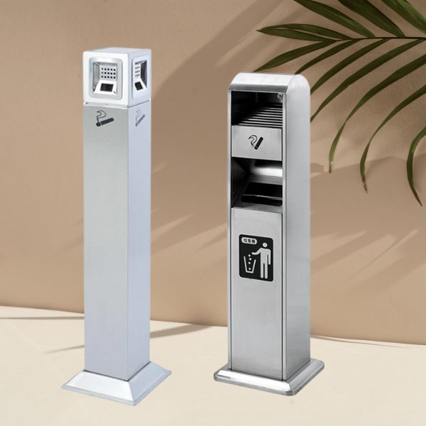 Cây gạt tàn thuốc kiểu dáng đứng với chiều cao tầm 1m