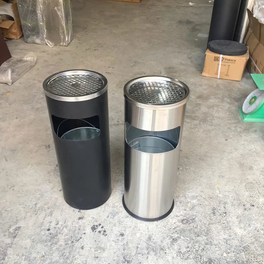 Thanh lý thùng rác đặt sảnh trụ tròn