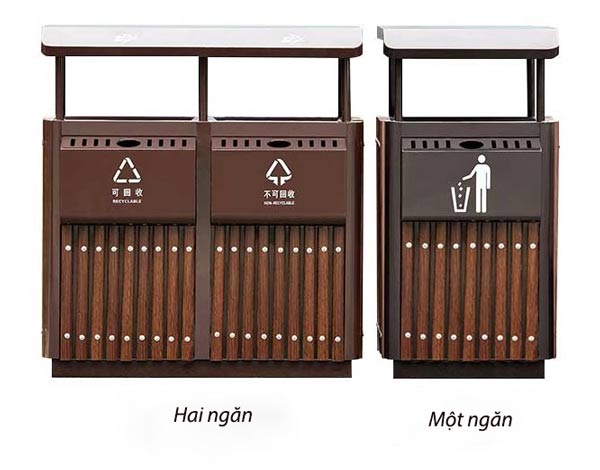 Hành Tinh Xanh bán thùng rác ngoài trời chất lượng