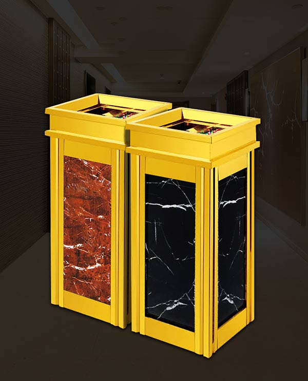 Thùng rác đá hoa cương bền đẹp